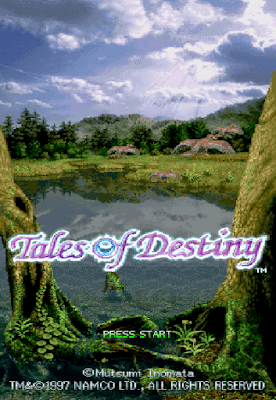 Tales of Destiny - Pantalla título RPG