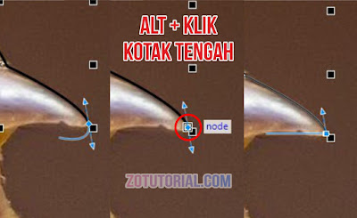 Menyeleksi dan Crop Gambar dengan Pen Tool di CorelDraw 2020 - Tracing Shape