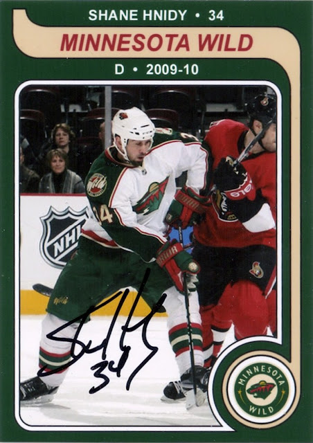 Minnesota Sports Autograph Project SHANE HNIDY