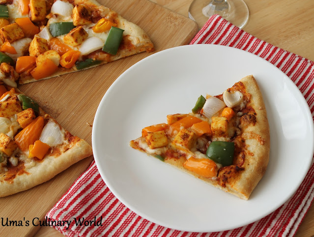 Paneer Tikka Pizza