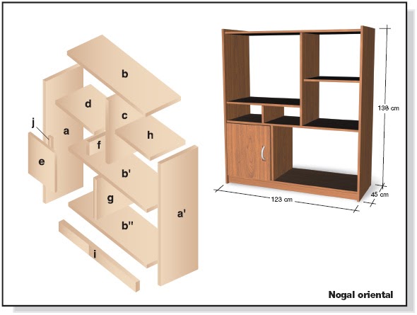 Muebles de melamina y madera plano de mueble para tv ,audio y vídeo