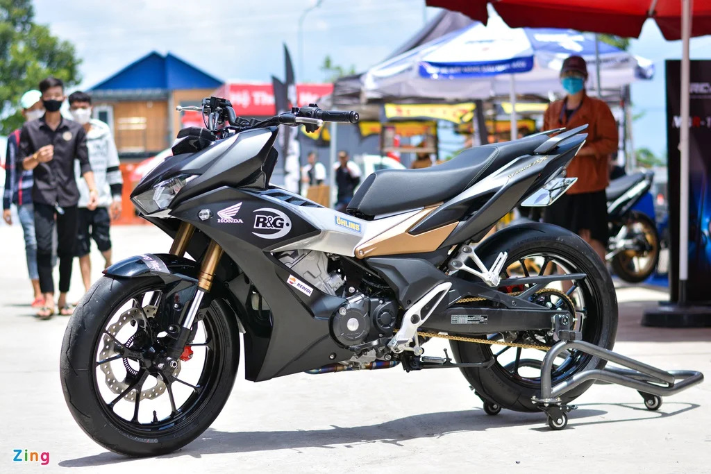 Chi tiết Honda Winner X với dàn chân Honda CB150R Neo Sport Cafe