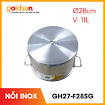 Goldsun Nồi luộc gà inox GH27-F28SG - Nồi cao cấp, an toàn cho sức khỏe