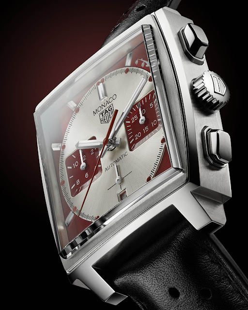 réplique de montre TAG Heuer Monaco Grand Prix de Monaco Historique à cadran rouge en édition limitée CBL2114.FC6486