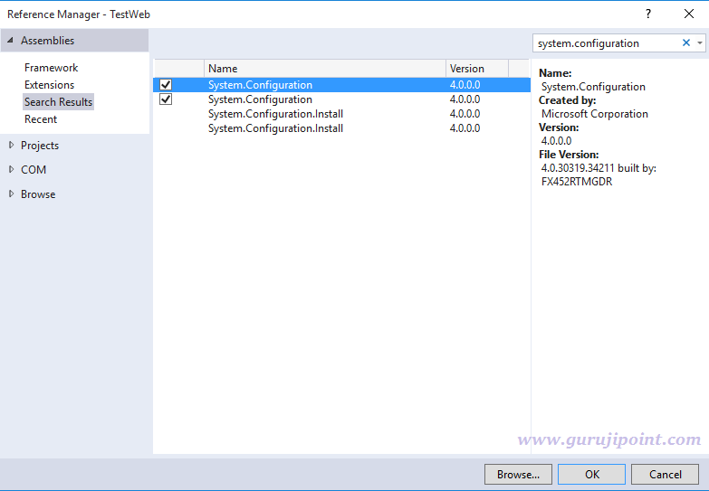 Write ConnectionString In C .Config Guruji Point Code
