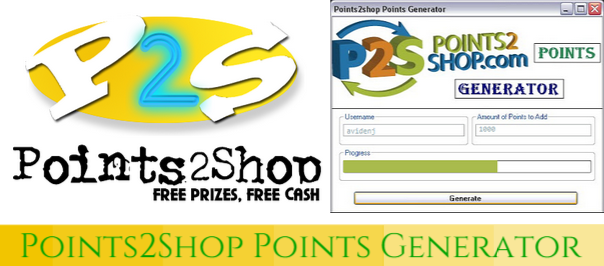 Free Points2Shop Points Generator Download No Survey