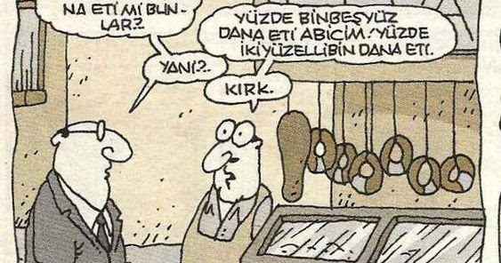 Karikatür Dünyası Dana Eti