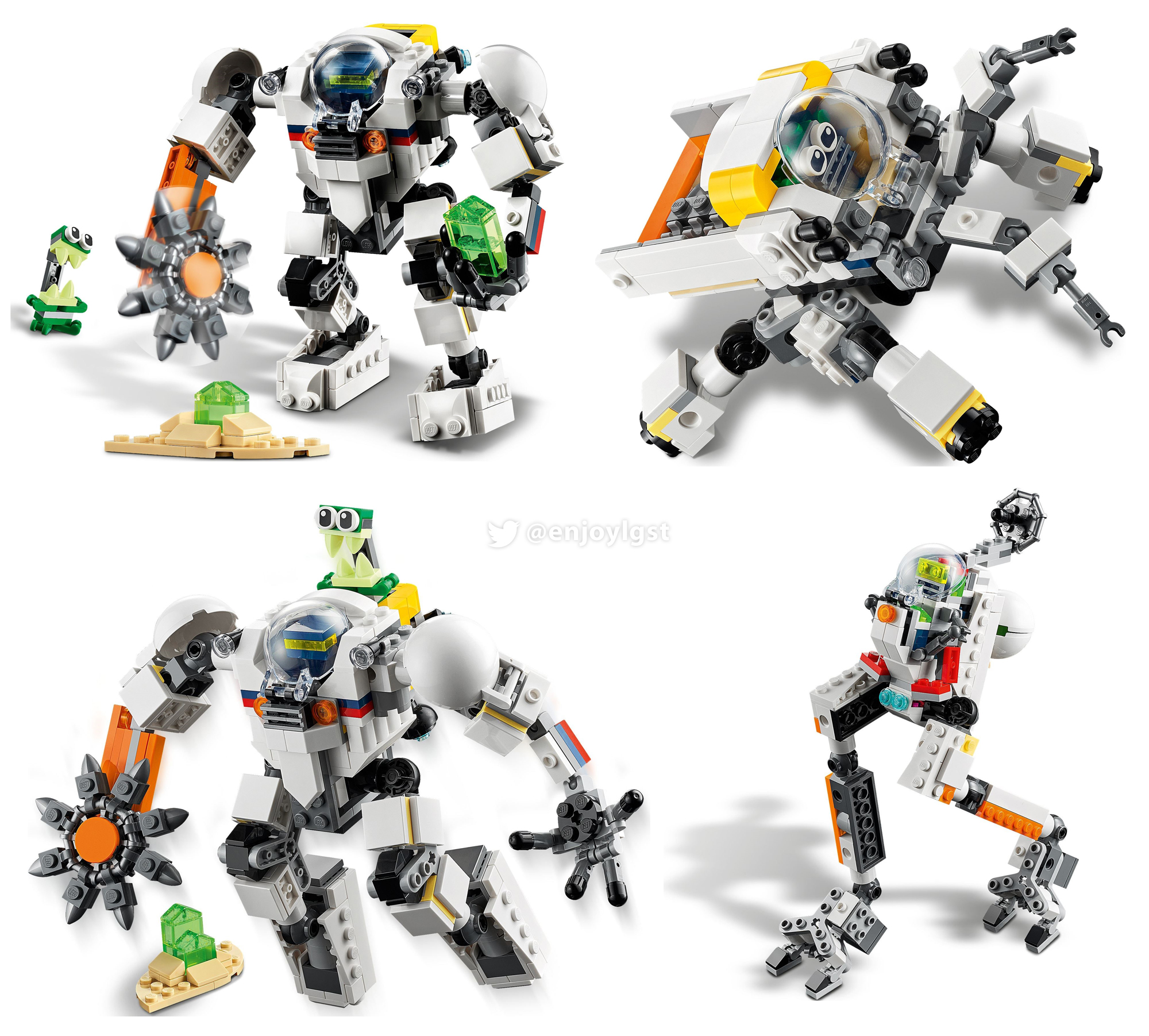 2021年3月発売レゴ(R) クリエイター新製品情報：ロボットとツリーハウス