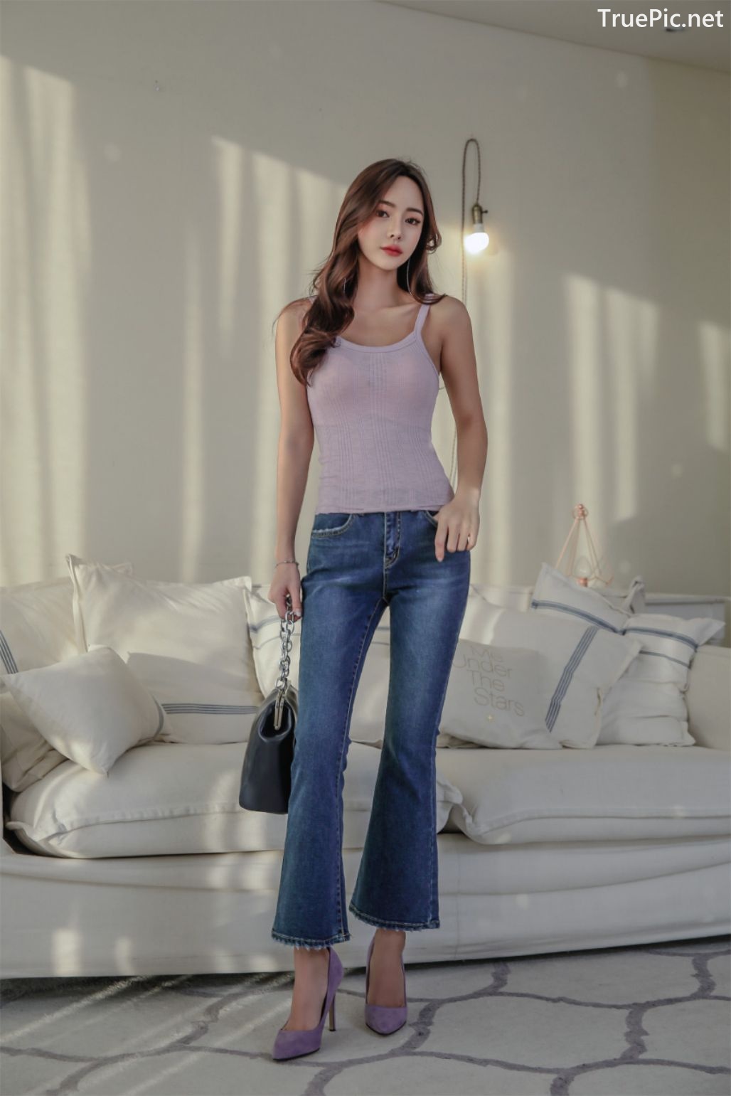 Image-Korean-Fashion-Model-Kim-Bo-Ram-Jeans-Set-Collection-TruePic.net- Picture-6