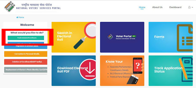 How to apply new voter id card online
