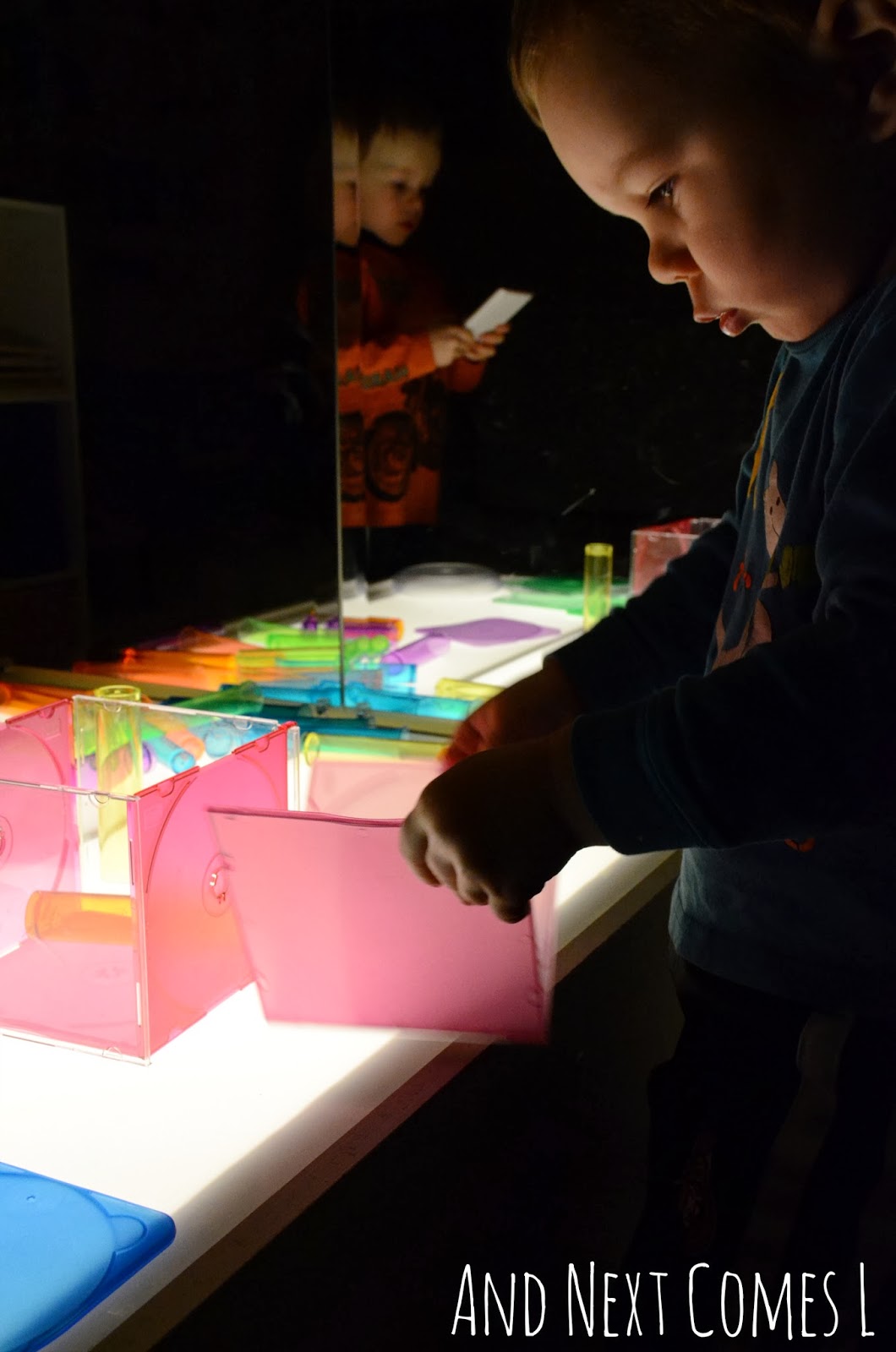 Building Colorful Towers Light Table Activity | And Next Comes L ...