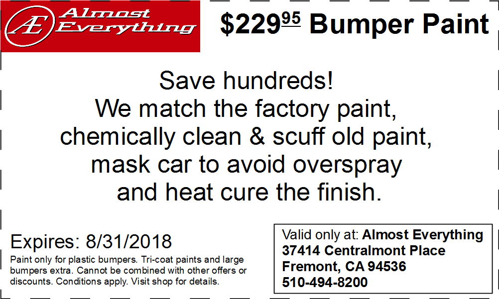 Auto BodyCollision RepairCar Paint in FremontHaywardUnion CitySan