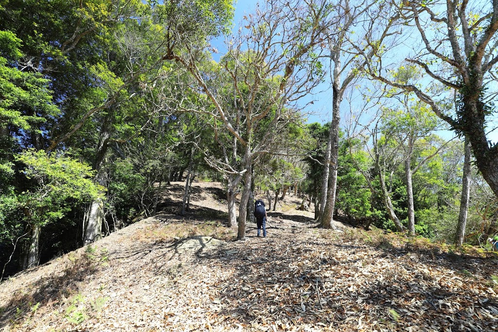 拉夫朗山可由卡社山稜線向東行