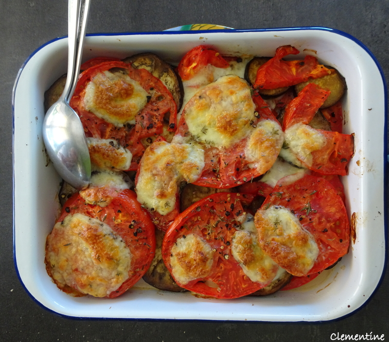 Le blog de Clementine Gratin d'aubergines et tomates