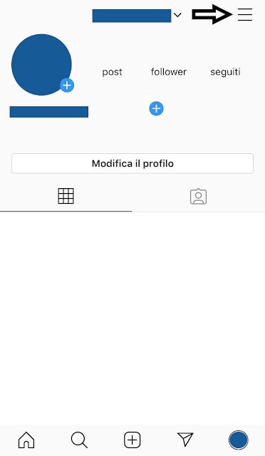 Instagram per iOS Profilo