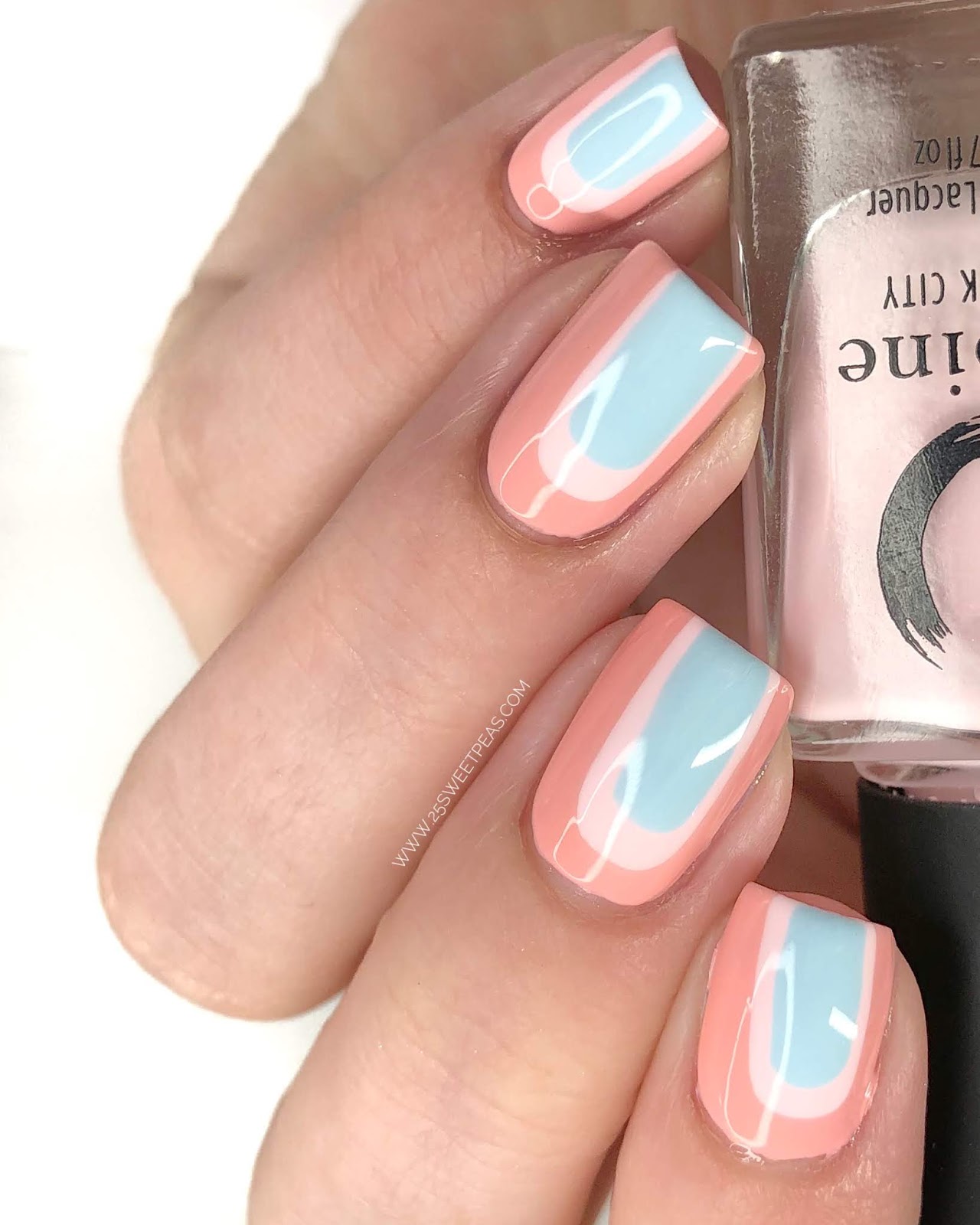 3 Super Simple Abstract Nail Art Color Palette No. 1 — 25 Sweetpeas