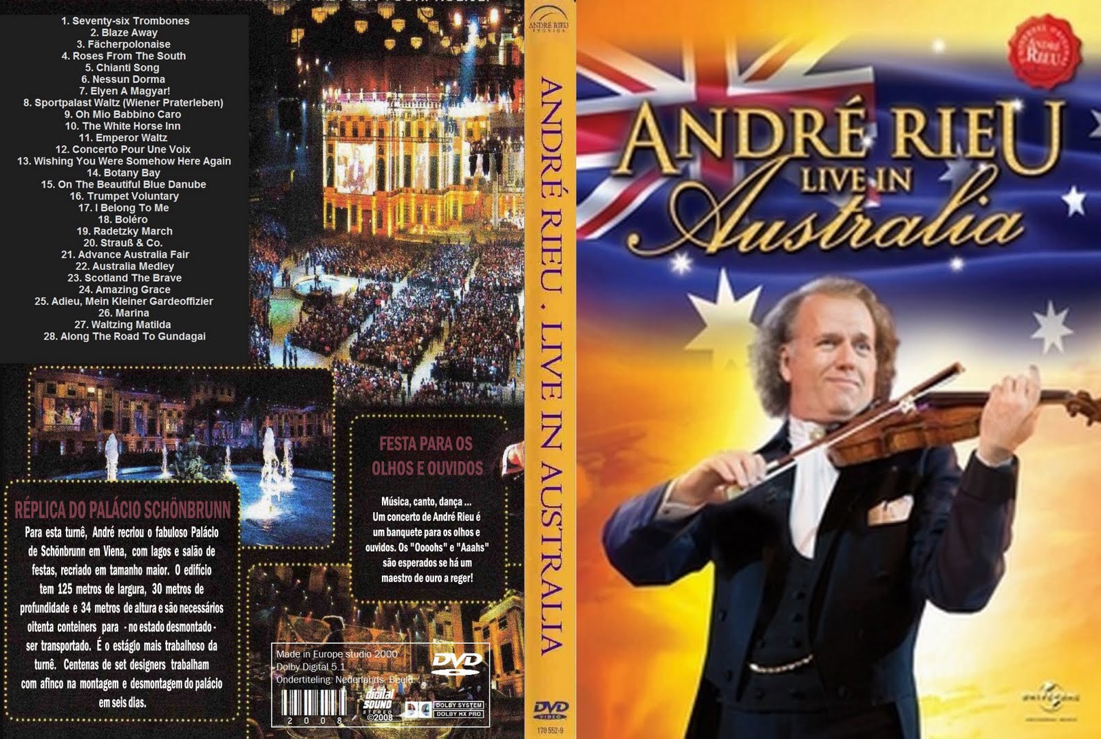 Capas Shows Internacional André Rieu Live In Australia