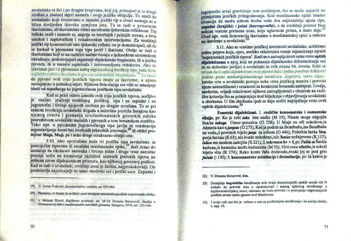 SEVDALINKE: Dževad A. Jahić: Jezički izvori sevdalinke. U: Jezik ...