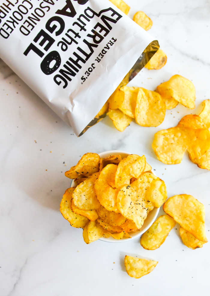 Trader Joe's Everything But the Bagel Potato Chips Review Sweet on