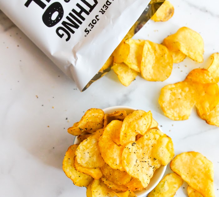 Trader Joe's Everything But the Bagel Potato Chips Review Sweet on
