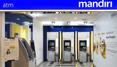 Cara Setor tunai di atm bank Mandiri