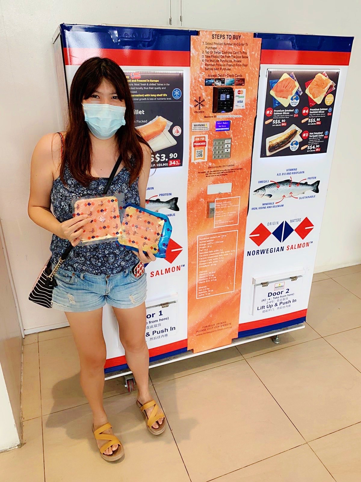 Delicious Salmon from Norwegian Salmon ATM + Stay Safe with Sparks