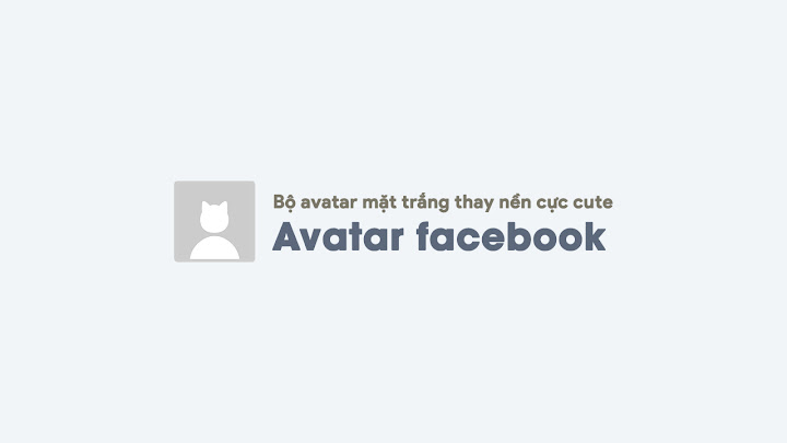 Bộ avatar mặt trắng facebook thay nền cực cute