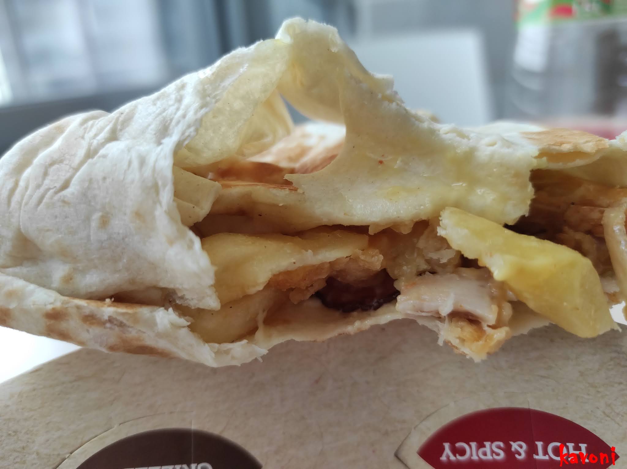 kavoniho žrádlo Kentucky Gold Wrapper, KFC