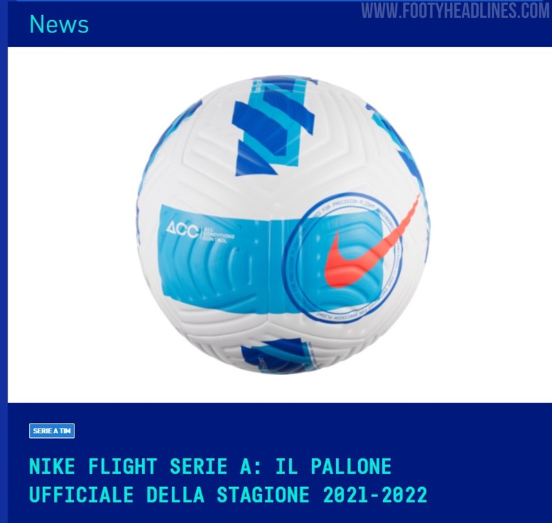serie a flight ball