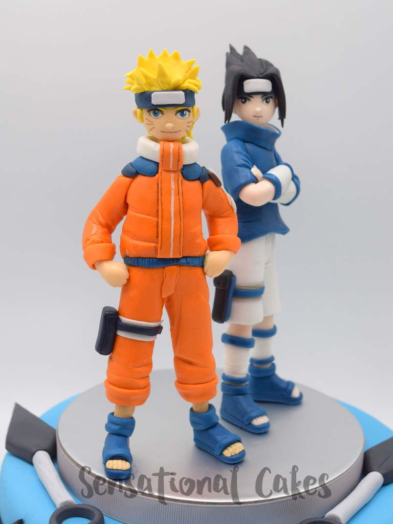 The Sensational Cakes: Naruto Anime ninja customized for boy's birthday