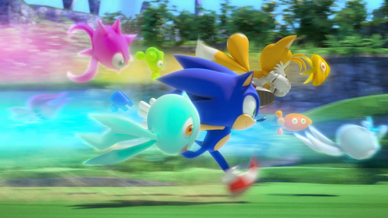 Colorindo Sonic de Azul Babão, Reino das Cores