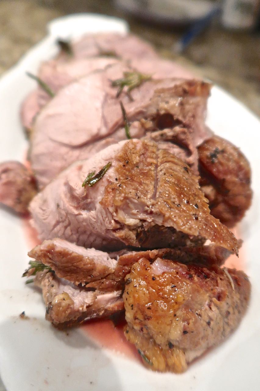 Scrumpdillyicious Roast Lamb with Rosemary, Garlic & Anchovy Rub