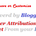 How to Remove or Customize Blogger Attribution Widget Easily