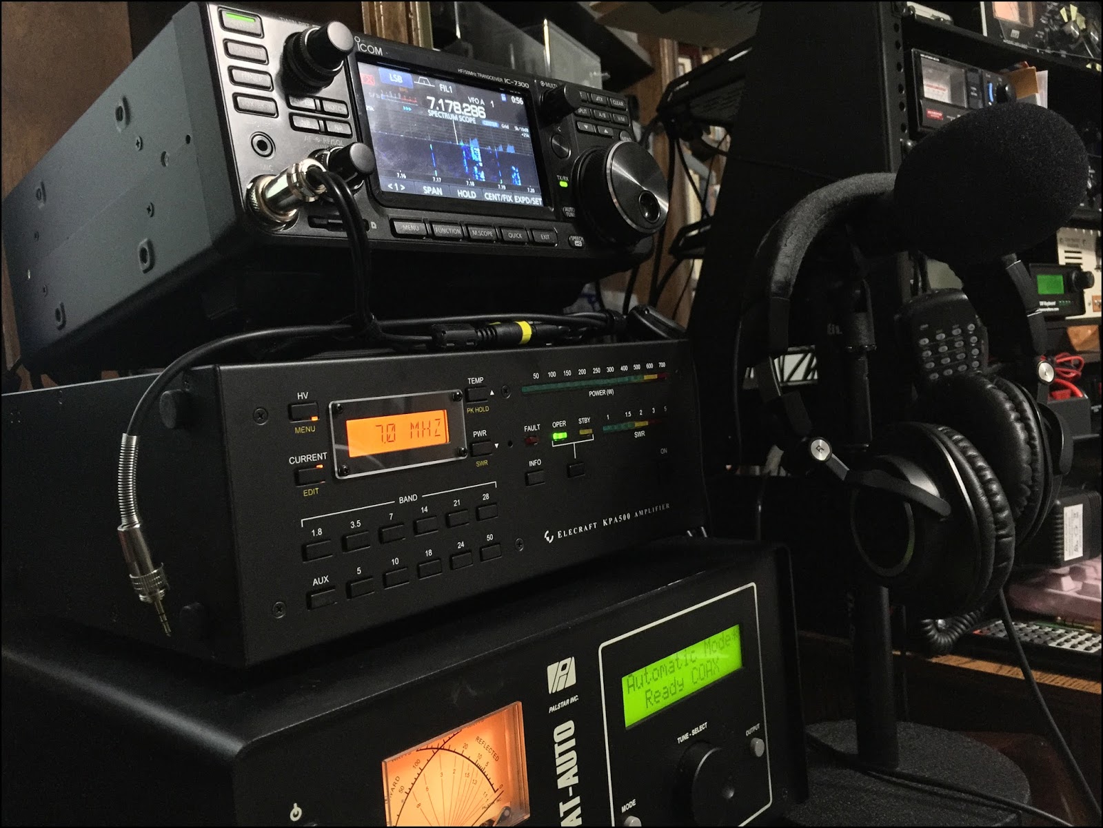 K4MJA HAM RADIO STATION: Elecraft KPA500 linear HF amplifier