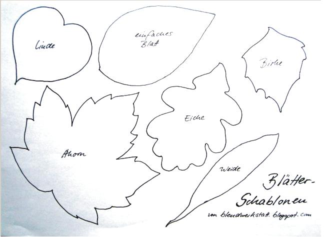 Blätter Baum Basteln | dansenfeesten