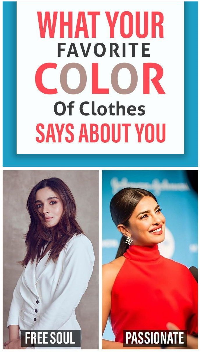 What Your Favorite Color Of Clothes Says About You! Healthy Lifestyle