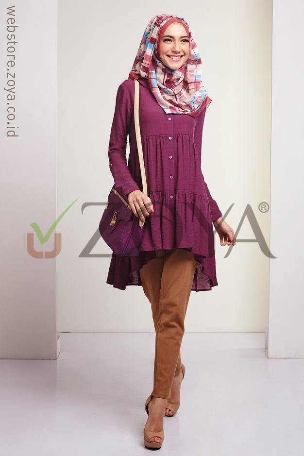 18 Contoh Model Baju Muslim ZOYA Terbaru dan Terbaik 