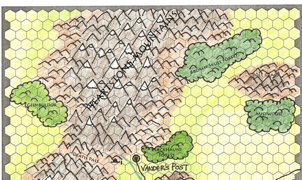 The Borderlands: Borderlands Gazetteer: Western Borderlands Map