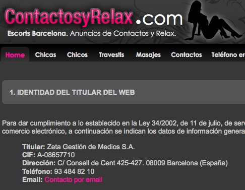 anuncios relax barcelona