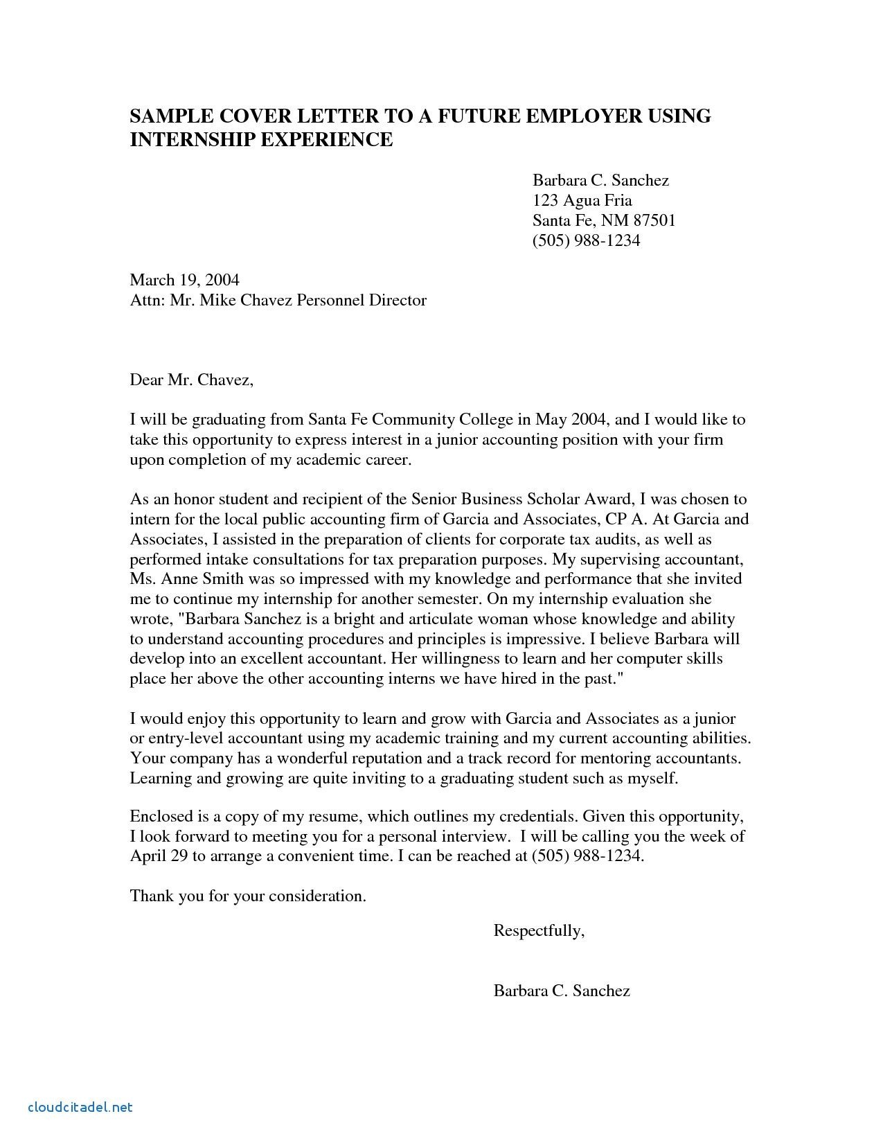 Adjunct Professor Cover Letter With No Experience Sample Letter