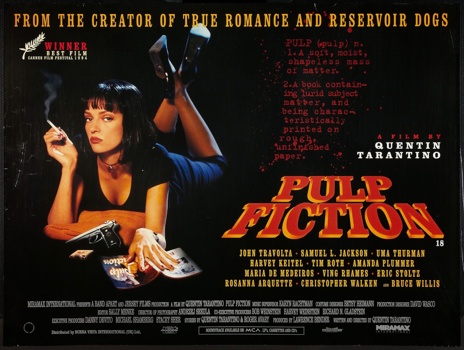 Image result for pulp fiction poster