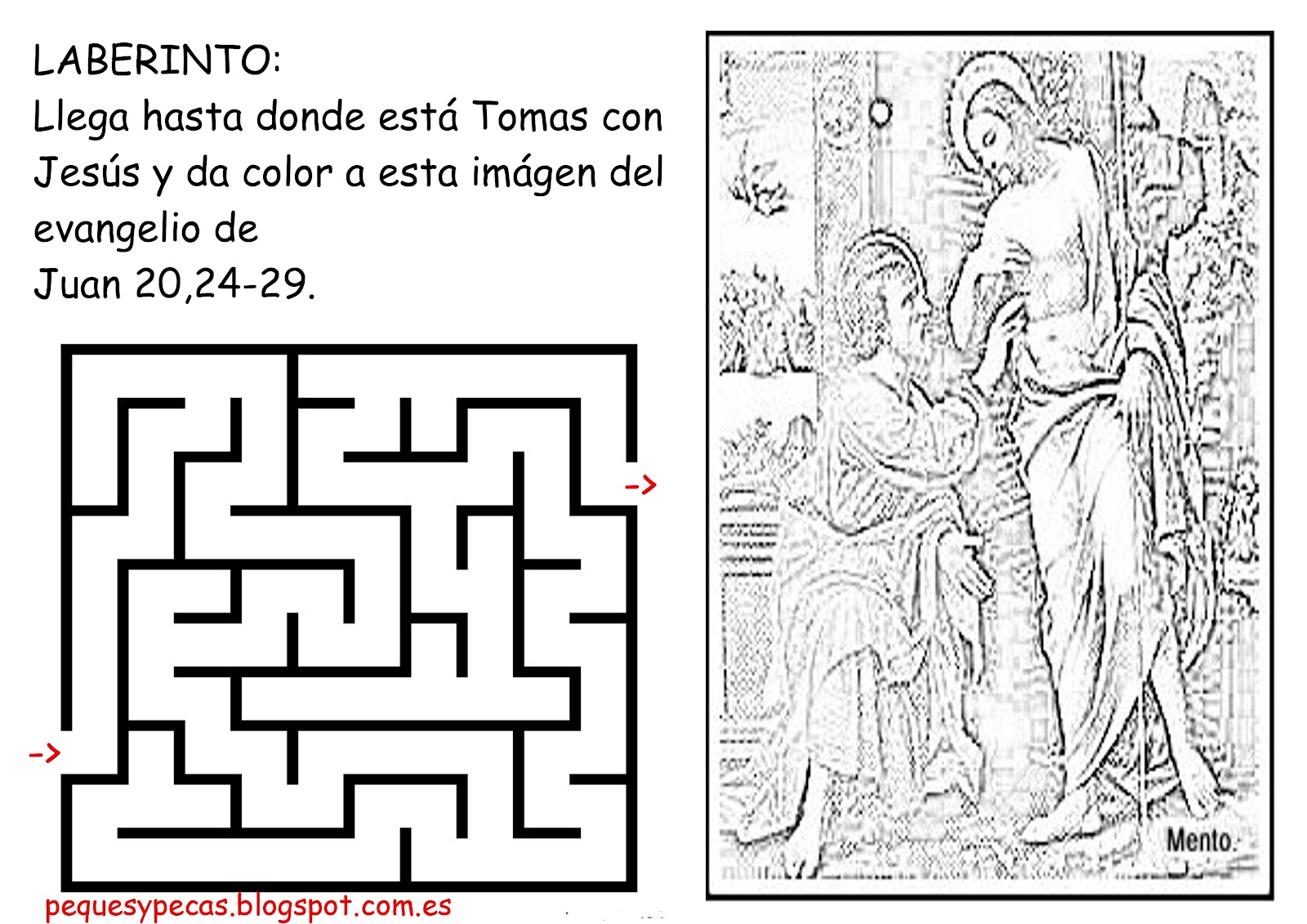 PEQUES Y PECAS...: LABERINTO: