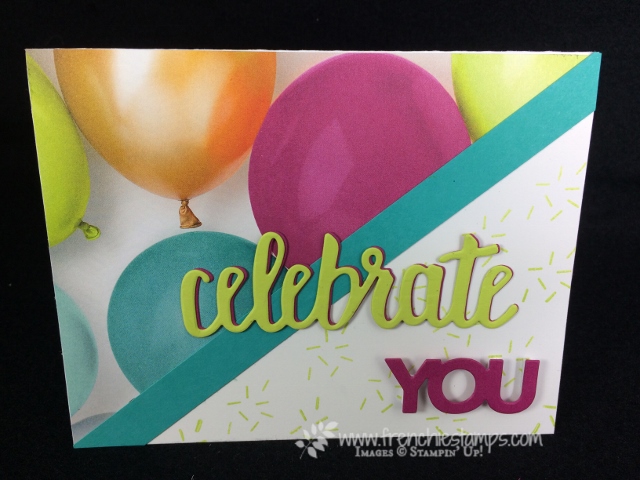 one sheet wonder 6 x 6, Celebrate You, Picture Perfect Party, Stampin'Up!