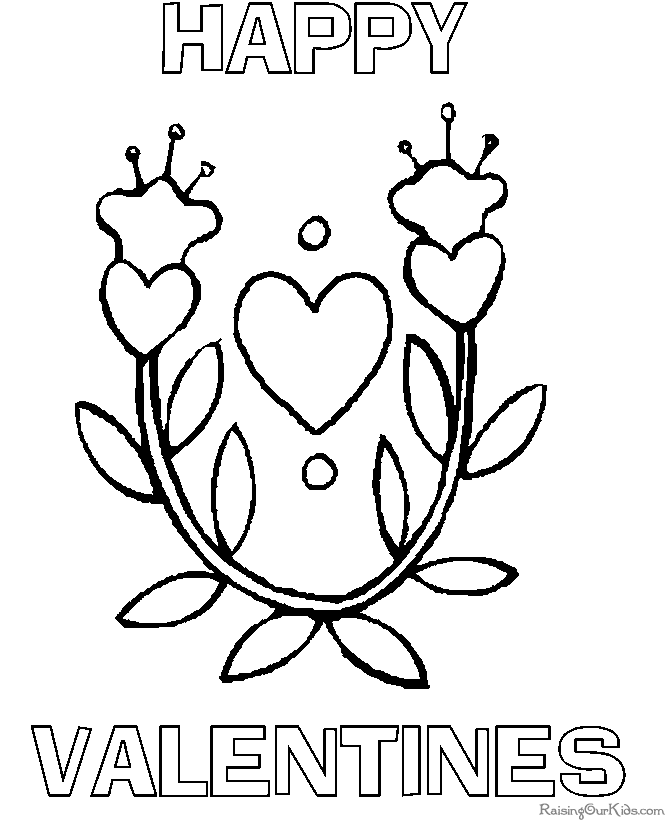 valentins day crafts an coloring pages - photo #24