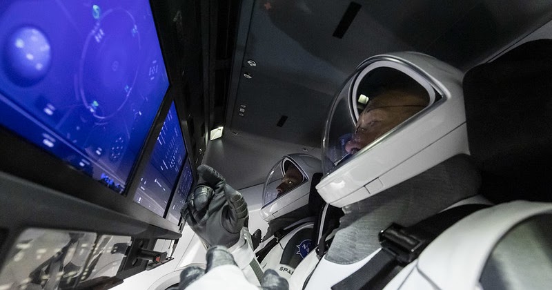 Sattrackcam Leiden B Log The Trajectory Of The Upcoming Crew Dragon Demo 2 Launch Returning The Us To Crewed Spaceflight
