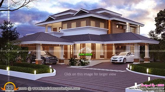 Grand residence elevation