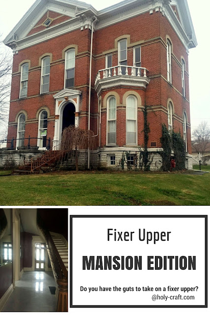 Fixer Upper mansion edition-follow a young couple on the journey as they restore a historic home in Indiana