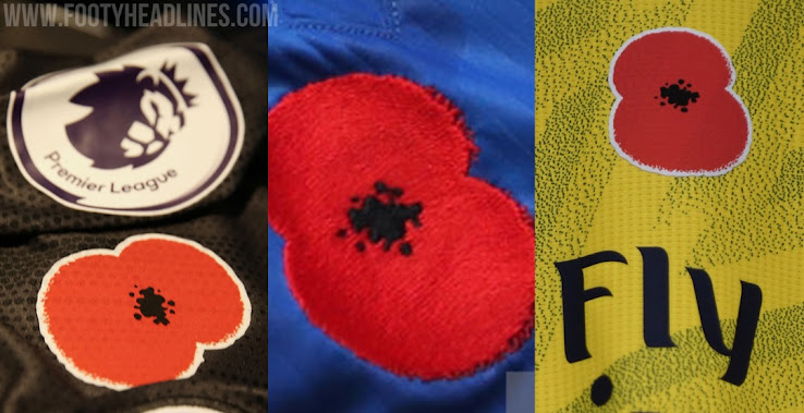 premier league poppy shirts
