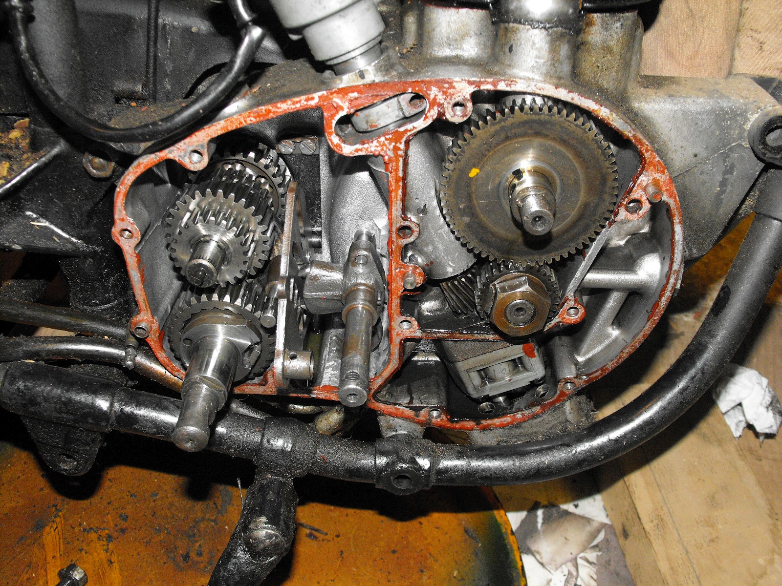 BSA SS80 Restoration Session 5 Gear Selector Part 2