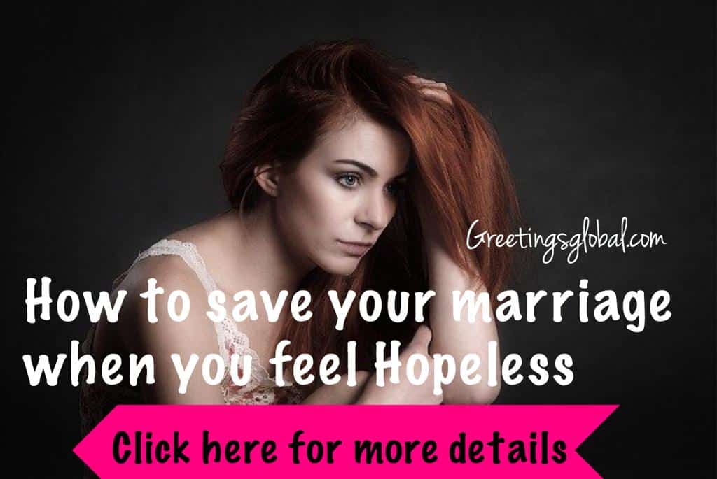 how to save your marriage alone